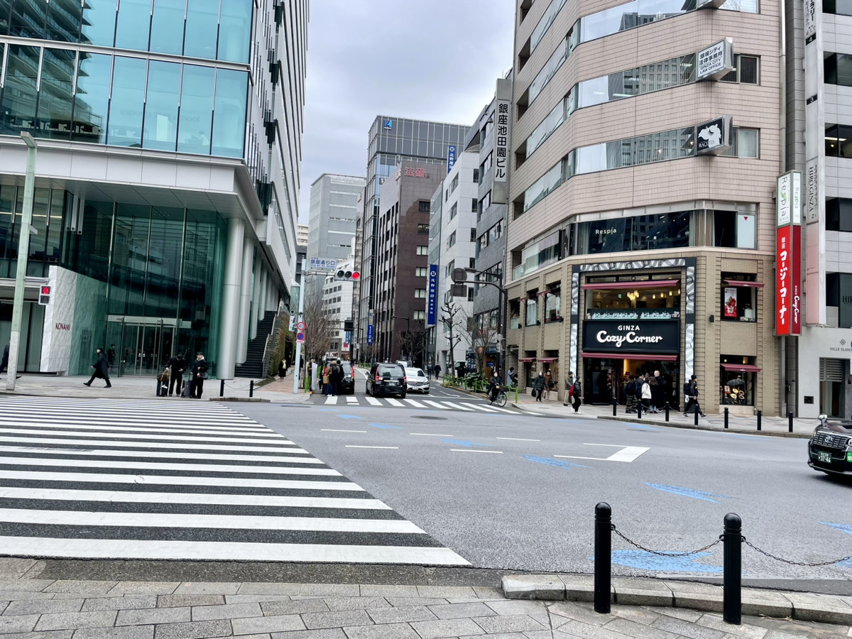 京橋駅から銀座本店へのアクセス3