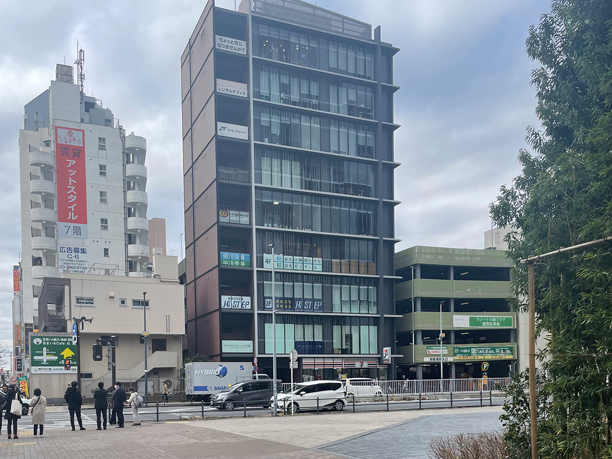 川崎駅から川崎支店へのアクセス